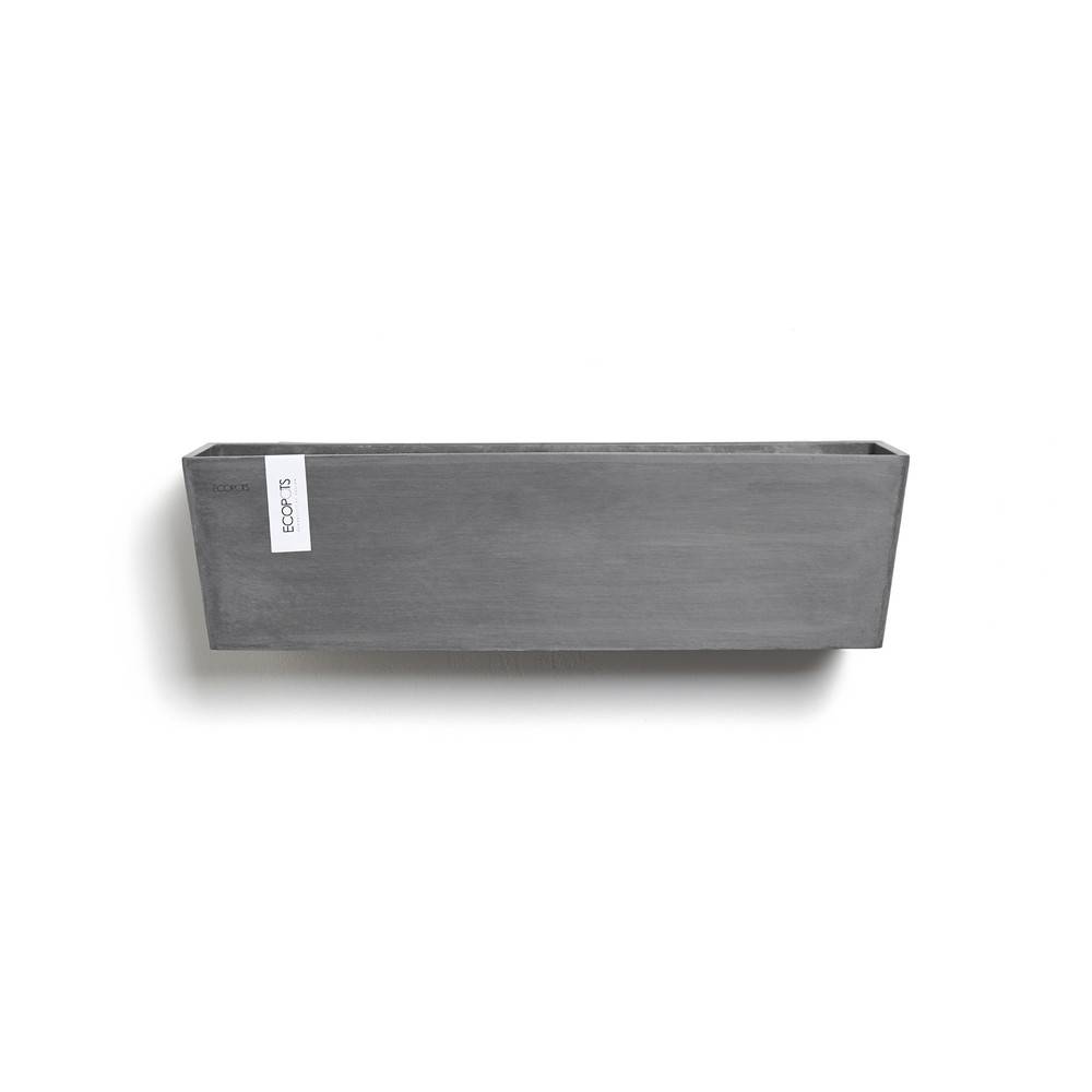 Ecopots - Pot suspension mural Manhattan Wall L Gris - 55 x 17,2 x H. 15 cm - 9,2 L ECOPOTS - Image 1