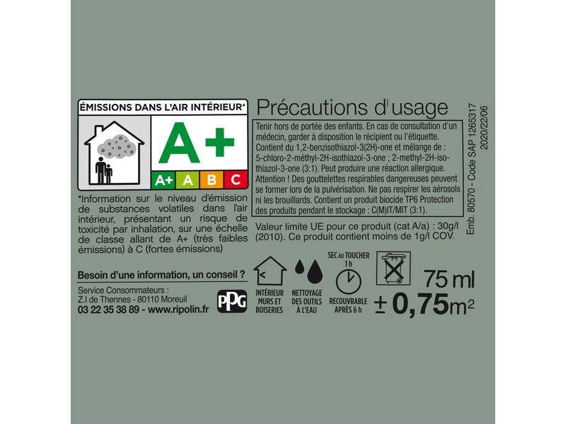 Ripolin - Testeur peinture vert nobile satiné intérieur RIPOLIN 75 ml - Image 4