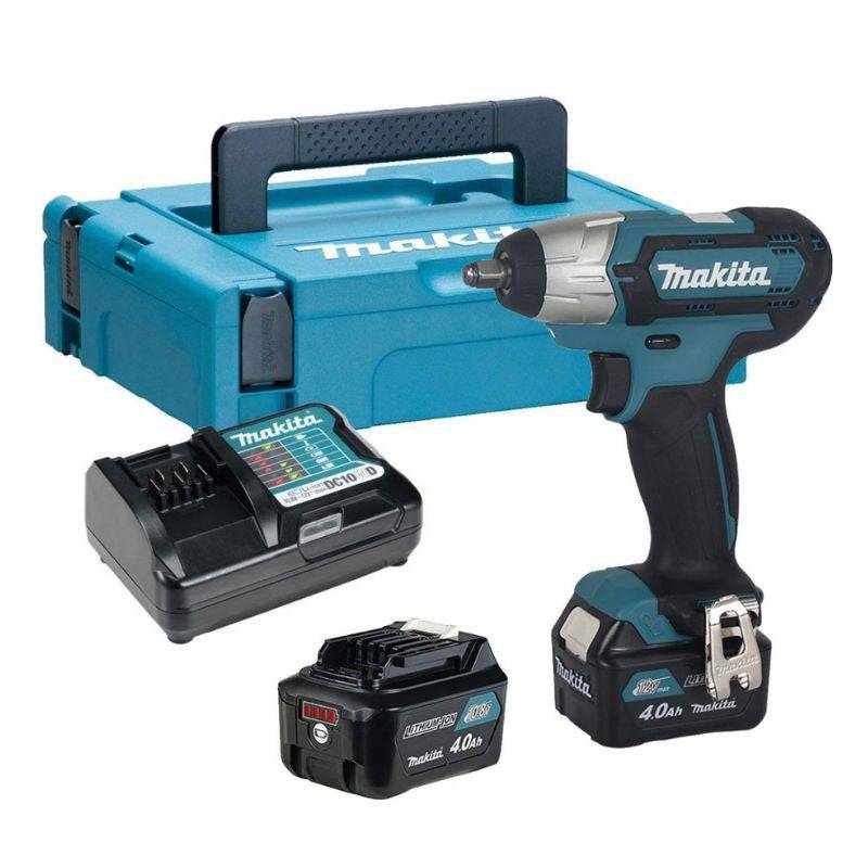 Makita - Boulonneuse à chocs 12V XGT 140 Nm - MAKITA - 2 batteries 12V 4.0Ah - chargeur - MakPac- TW140DSMJ - Image 1