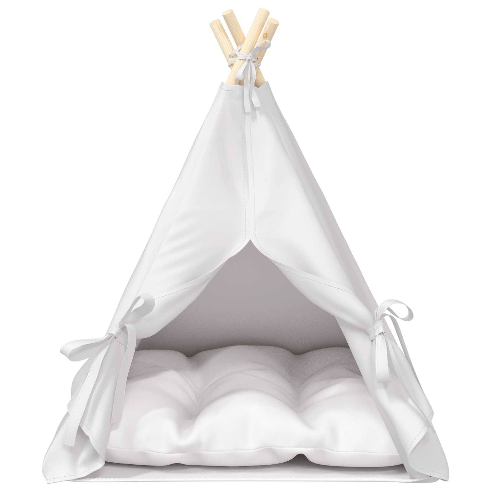 Vidaxl - Teepee pour animaux de compagnie avec coussin 60 x 60 x 70 cm vidaXL 42020254 - Image 6