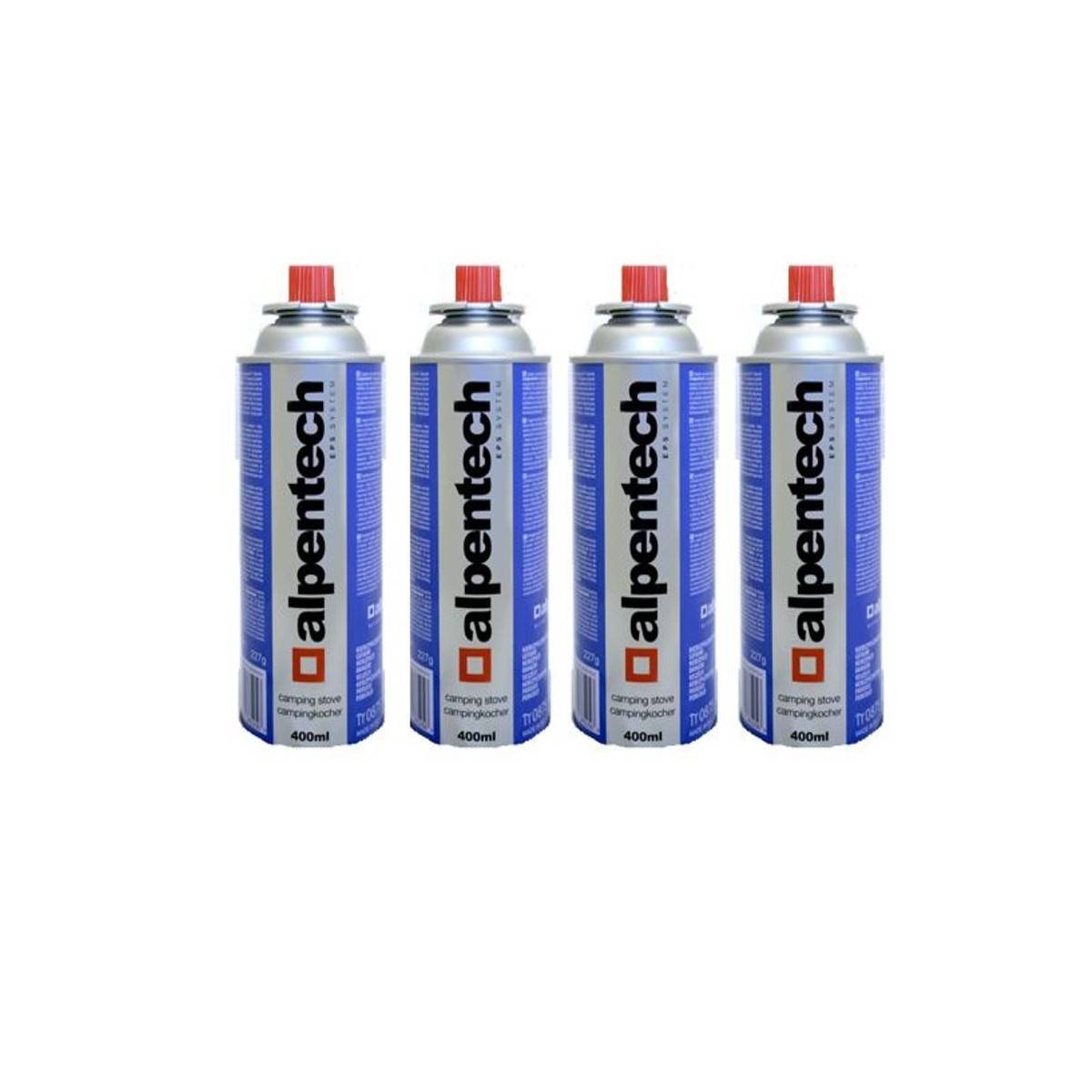 Réchaud 2 feux Gaz 4400W + Plancha Allumage piezo Portable ALPEN + 4 cartouches 250 gr butane - Image 6
