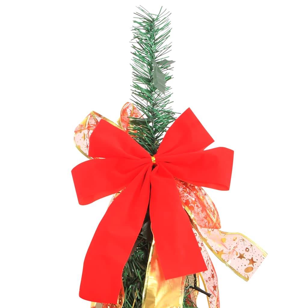 Sapin de Noël | Arbre de Noël artificiel escamotable 200 LED vert 210 cm Maison Chic - Image 7
