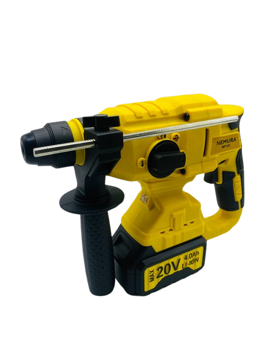 Marteau Perforateur sans fil 20V NEMURA + Batterie 4Ah + Chargeur Rapide + Mallette de rangement - Image 3