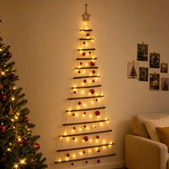 Vidaxl - Arbre de Noël suspendu avec boules 180 cm 100 LED Blanc chaud vidaXL 42050494 - Image 1