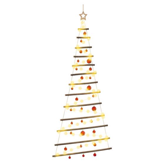 Vidaxl - Arbre de Noël suspendu avec boules 180 cm 100 LED Blanc chaud vidaXL 42050494 - Image 2