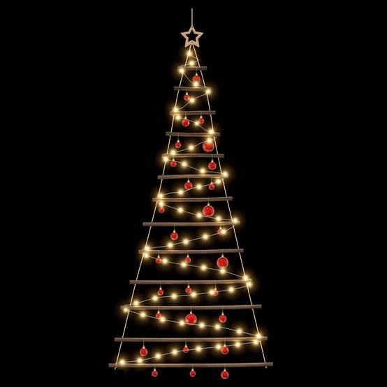 Vidaxl - Arbre de Noël suspendu avec boules 180 cm 100 LED Blanc chaud vidaXL 42050494 - Image 6