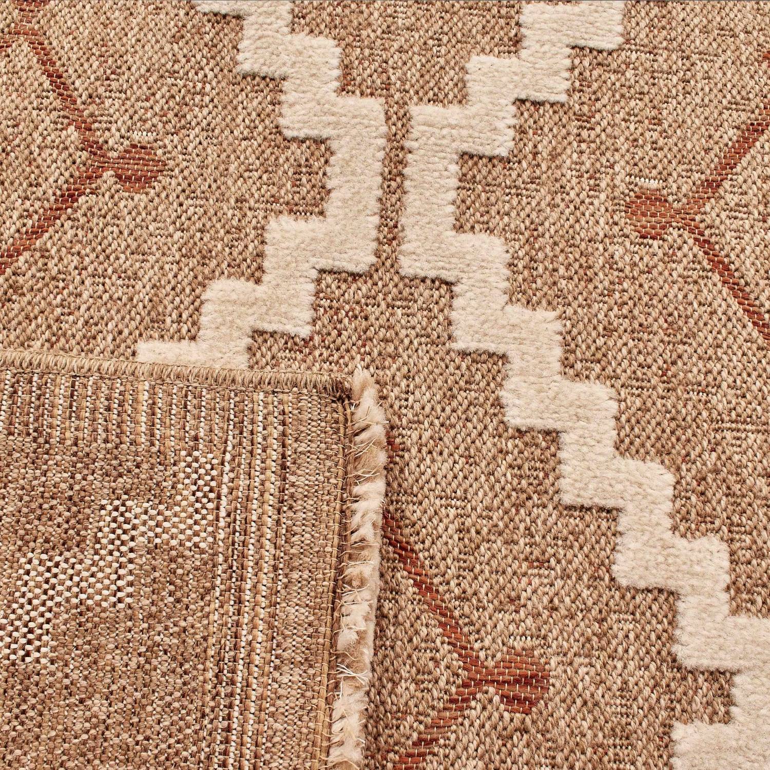 Autre - Tapis intérieur et extérieur en polypropylène marron 160x230cm - Image 5