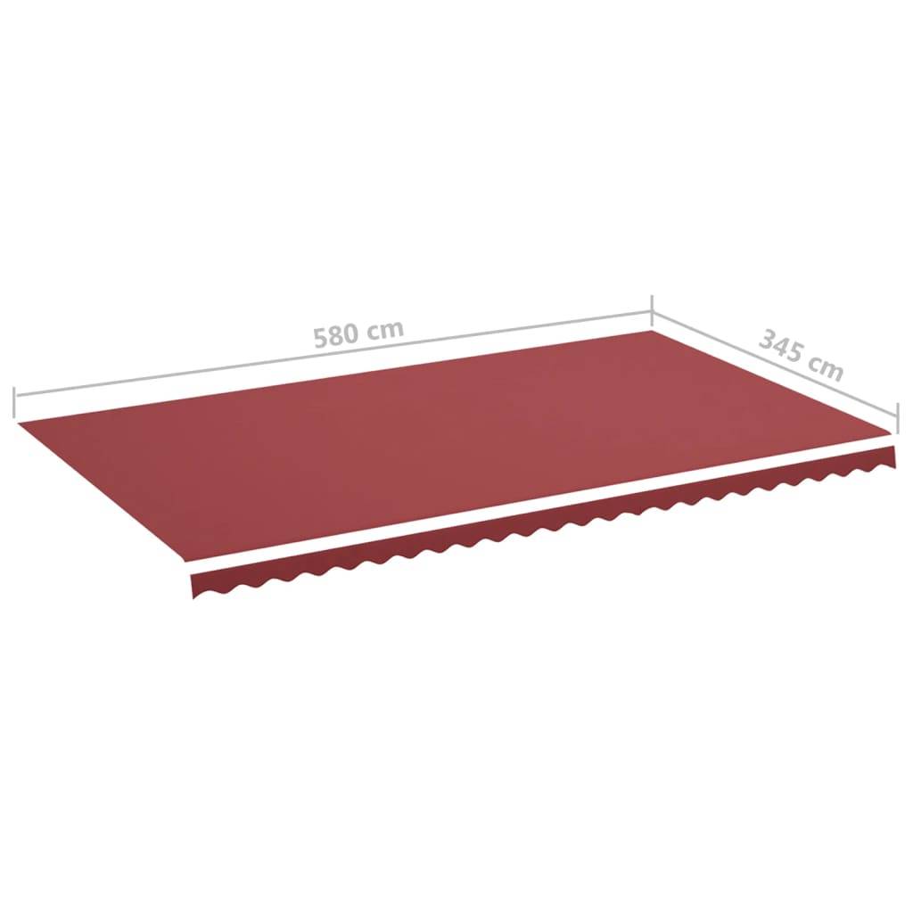 Prolenta Premium - Auvent polyester rouge 580 x 345 cm - Prolenta premium p390.1 - Image 6