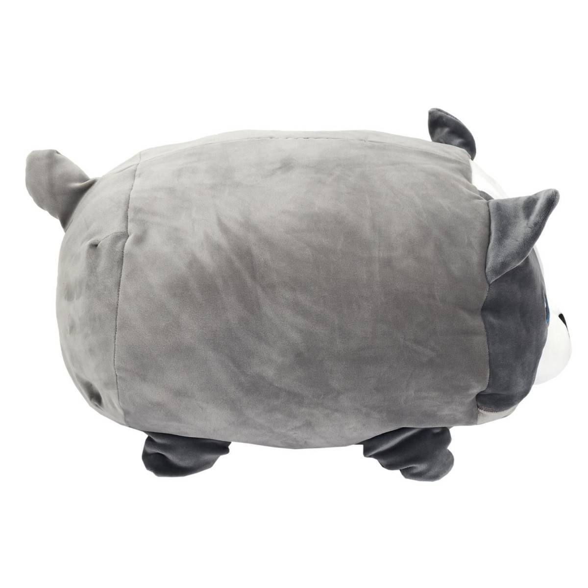 The Concept Factory - Peluche Coussin Enfant "Chien" 30cm Gris & Blanc - Image 2