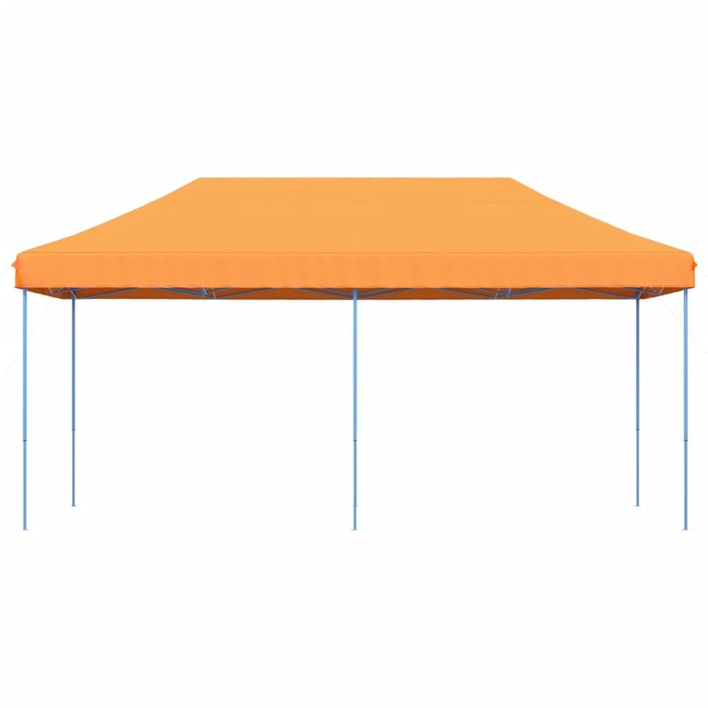 ComfortXL - Tente de réception pliante acier pour grands rassemblements toit Oxford 5.8x3m Orange - ComfortXL Outdoor Living - Image 3