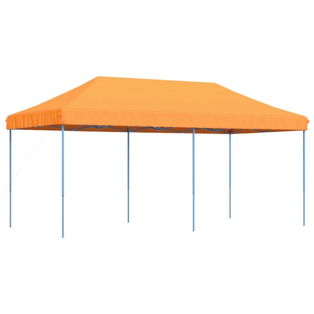 ComfortXL - Tente de réception pliante acier pour grands rassemblements toit Oxford 5.8x3m Orange - ComfortXL Outdoor Living - Image 2