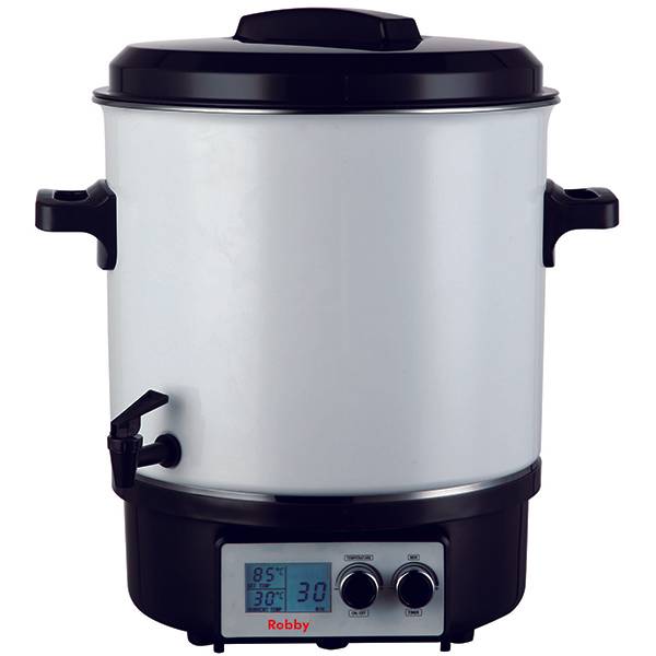 Stérilisateur de bocaux électrique avec écran lcd robinet et minuteur 27l 1800w STERI PRO LCD Robby - Image 2