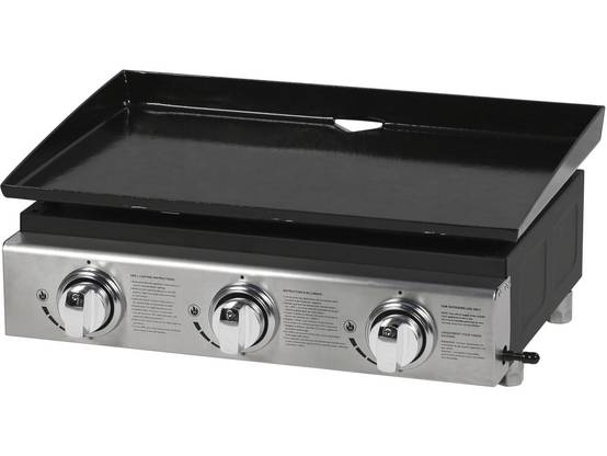 Habitat Et Jardin - Plancha "presto 3" - 3 Brûleurs - 7.5kw - Gris -habitat Et Jardin - Image 1