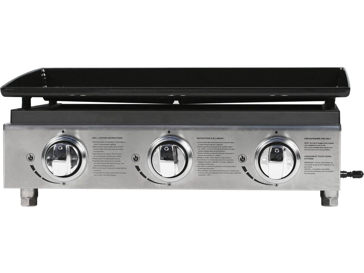 Habitat Et Jardin - Plancha "presto 3" - 3 Brûleurs - 7.5kw - Gris -habitat Et Jardin - Image 4