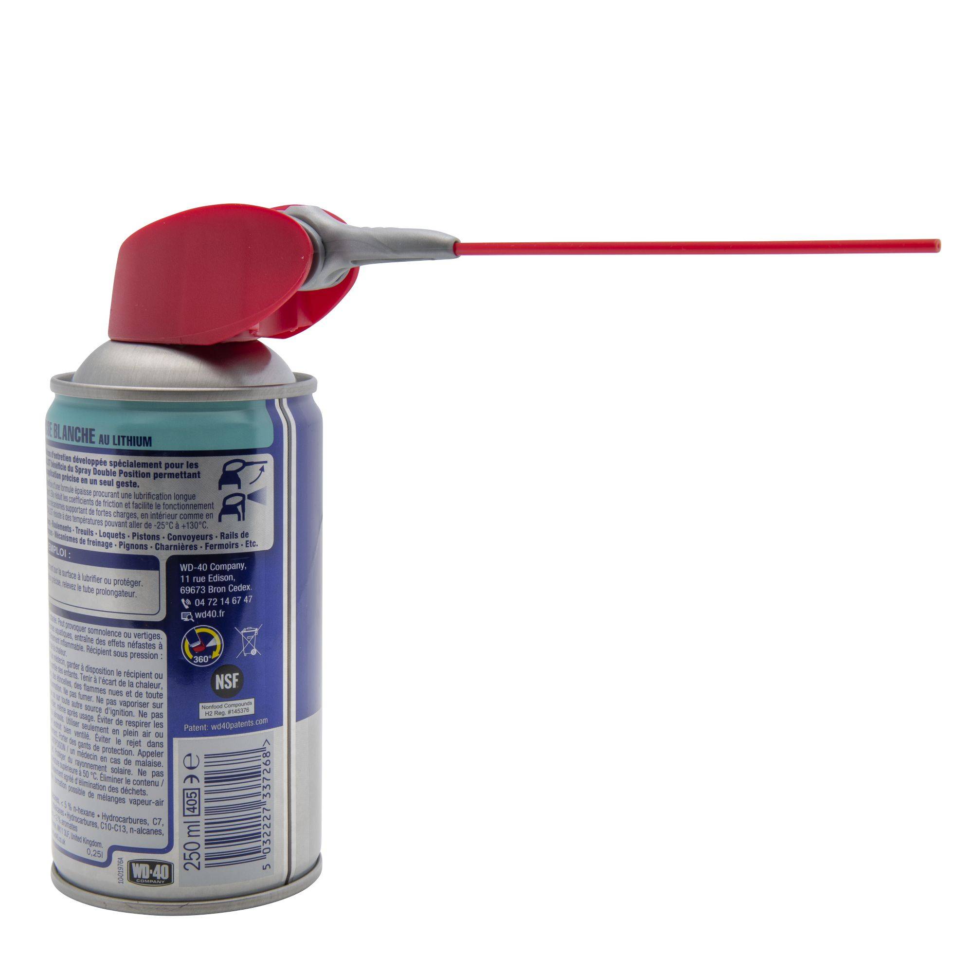 Bombe Graisse au lithium WD40 250ml - Image 4