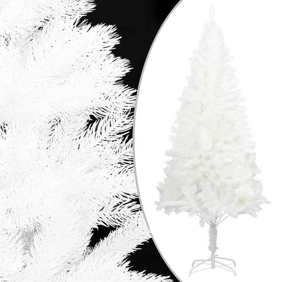 ComfortXL - Sapin de Noël réaliste PE Blanc 210cm avec LED et boules – ComfortXL Outdoor Living - Image 2