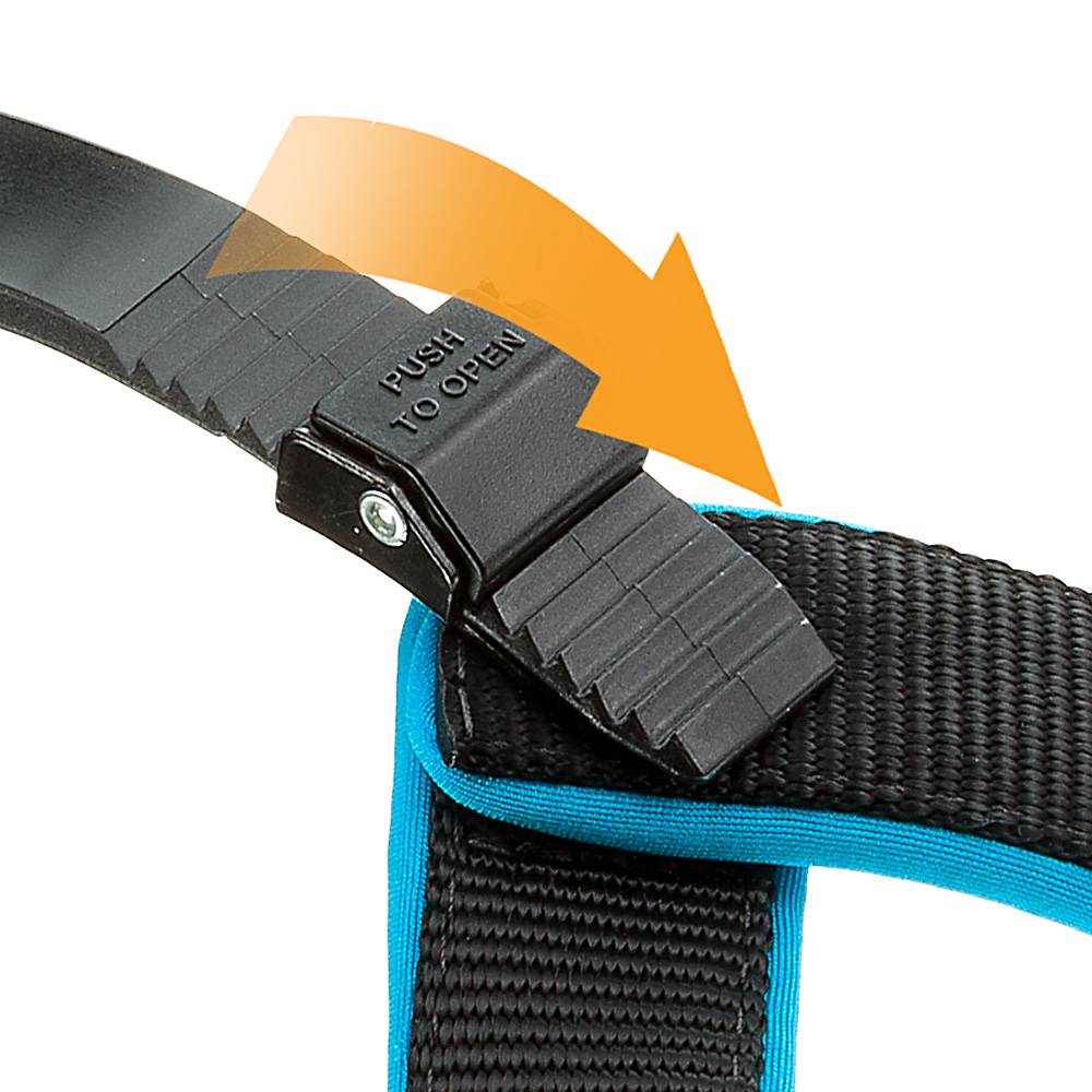 Ferplast - Ferplast Harnais ergonomique pour chiens AGILA FLUO 3, ajustement parfait, fermeture pratique avec lacet, rembourrage souple, A=B 37÷57 cm 15 mm Bleu - Image 6