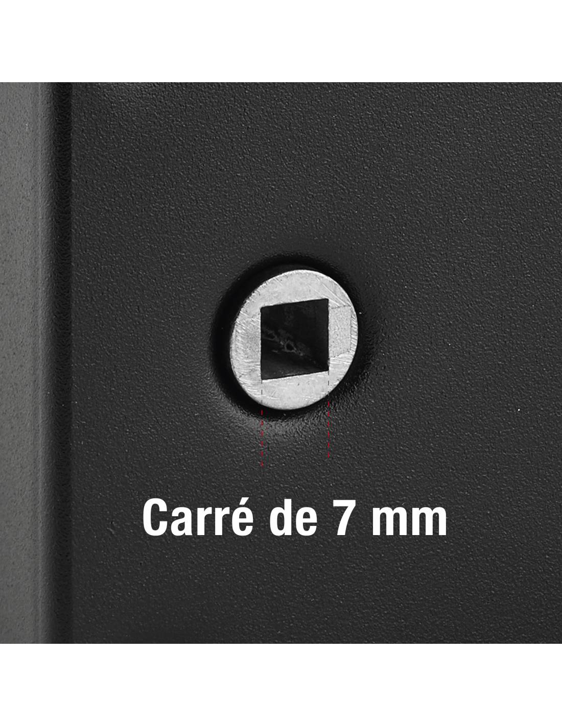 Serrure verticale 6 gorge 130x75 mm THIRARD à tirage - Gauche - 034020 - Image 4