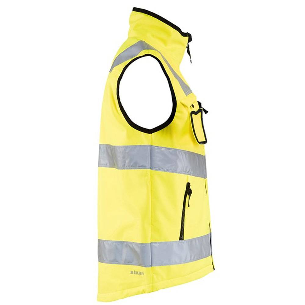 Gilet sans manches haute visibilité Blaklader Softshell Jaune 4XL - Image 7