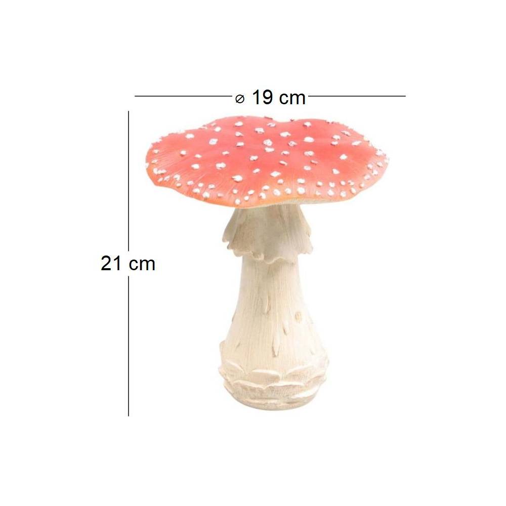 Farmwood Animals - Champignon amanite tue-mouche en résine Forest 19 x 19 x 21 cm - Image 3