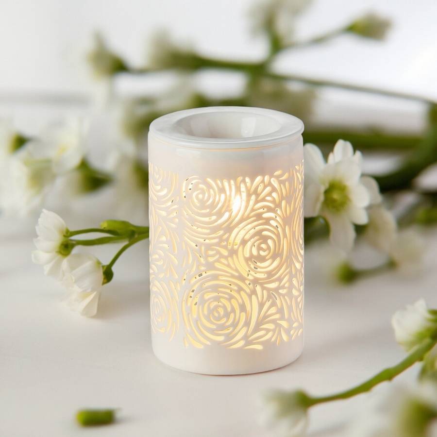 Zen'Arôme Brûleur Cire Parfumée Calorya n°8 - Brûleur Électrique Fondant Parfumé - Lampe à Parfum - Coupelle Amovible - Image 1