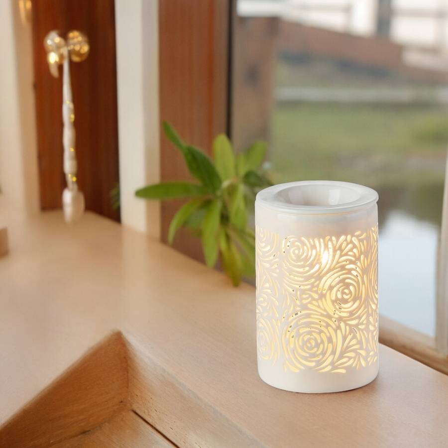 Zen'Arôme Brûleur Cire Parfumée Calorya n°8 - Brûleur Électrique Fondant Parfumé - Lampe à Parfum - Coupelle Amovible - Image 5