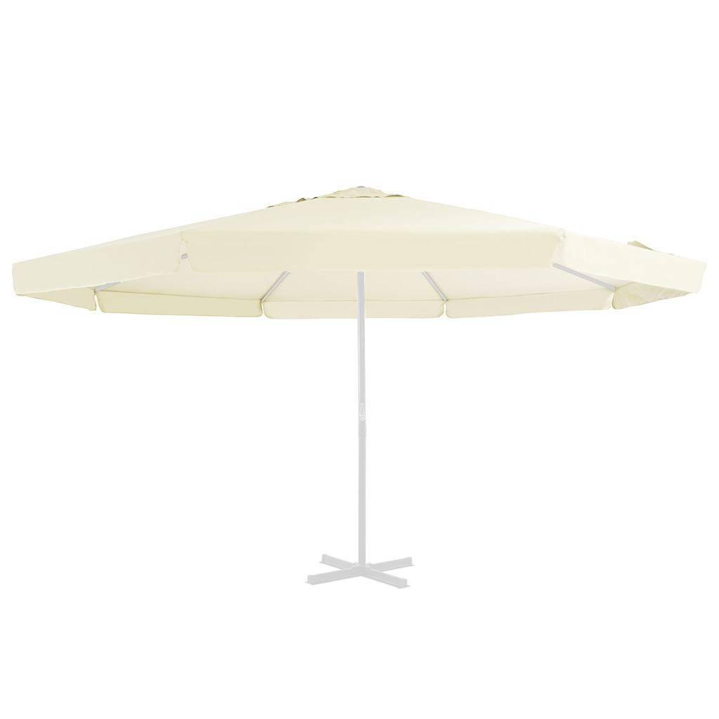 Voile de parasol - accessoire parasol - Tissu de remplacement pour parasol d'extérieur Sable 500 cm - MEUBLE PRO - Image 2