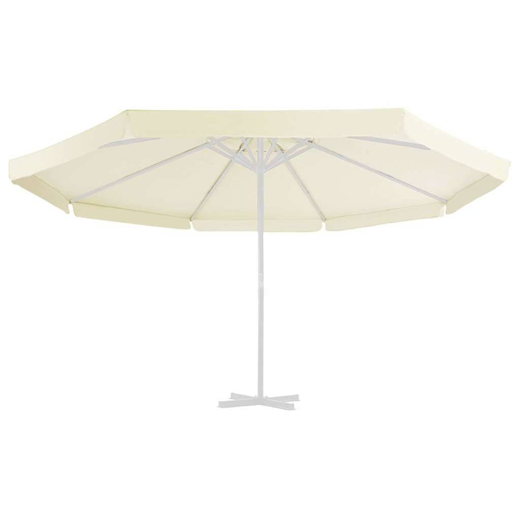 Voile de parasol - accessoire parasol - Tissu de remplacement pour parasol d'extérieur Sable 500 cm - MEUBLE PRO - Image 1
