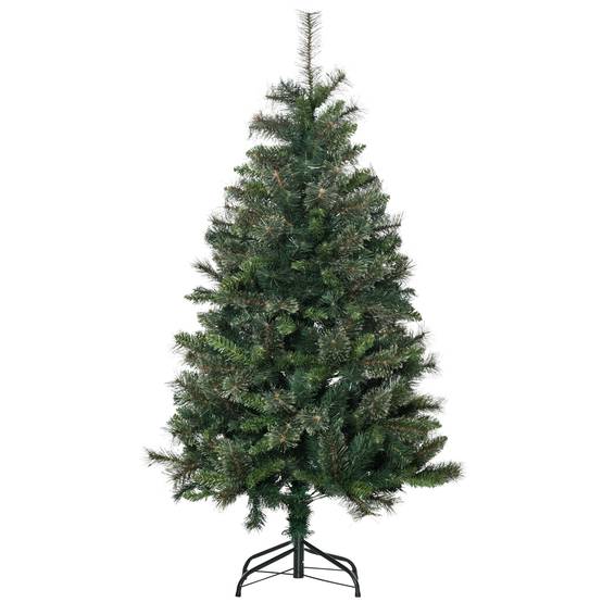 Sapin arbre de Noël artificiel 150 cm 665 branches + support pied vert - Image 1