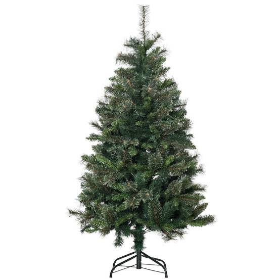Sapin arbre de Noël artificiel 150 cm 665 branches + support pied vert - Image 2