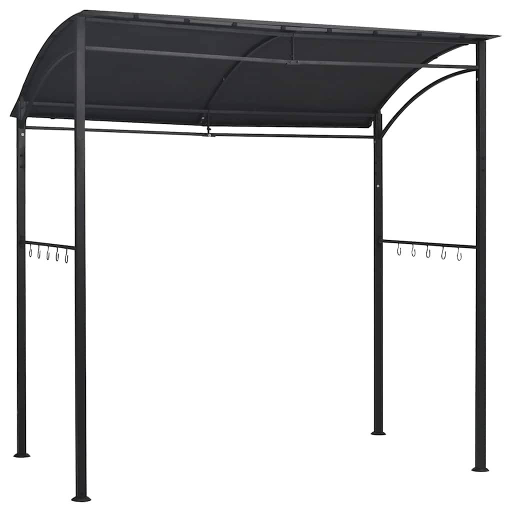 Vidaxl - Belvédère de barbecue 215x150x220 cm Anthracite Acier vidaXL 48603 - Image 2