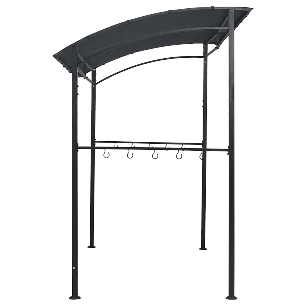 Vidaxl - Belvédère de barbecue 215x150x220 cm Anthracite Acier vidaXL 48603 - Image 5