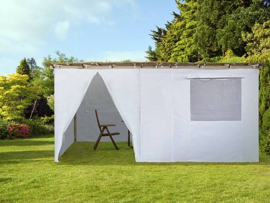 Habitat Et Jardin - Souccah En Bois 3 X 5 M Avec Tissu - Casher Lemaehadrin - Skhah Non Inclus -habitat Et Jardin - Image 2