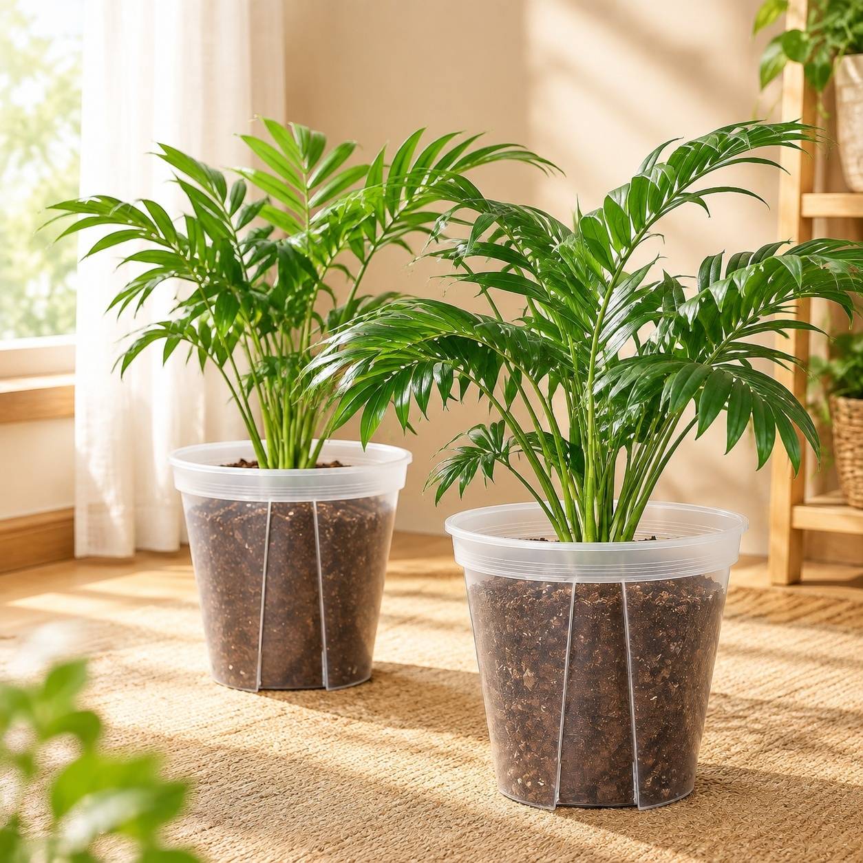 Pot Transparent avec Trous pour Plantes Cactus Succulentes - Image 9