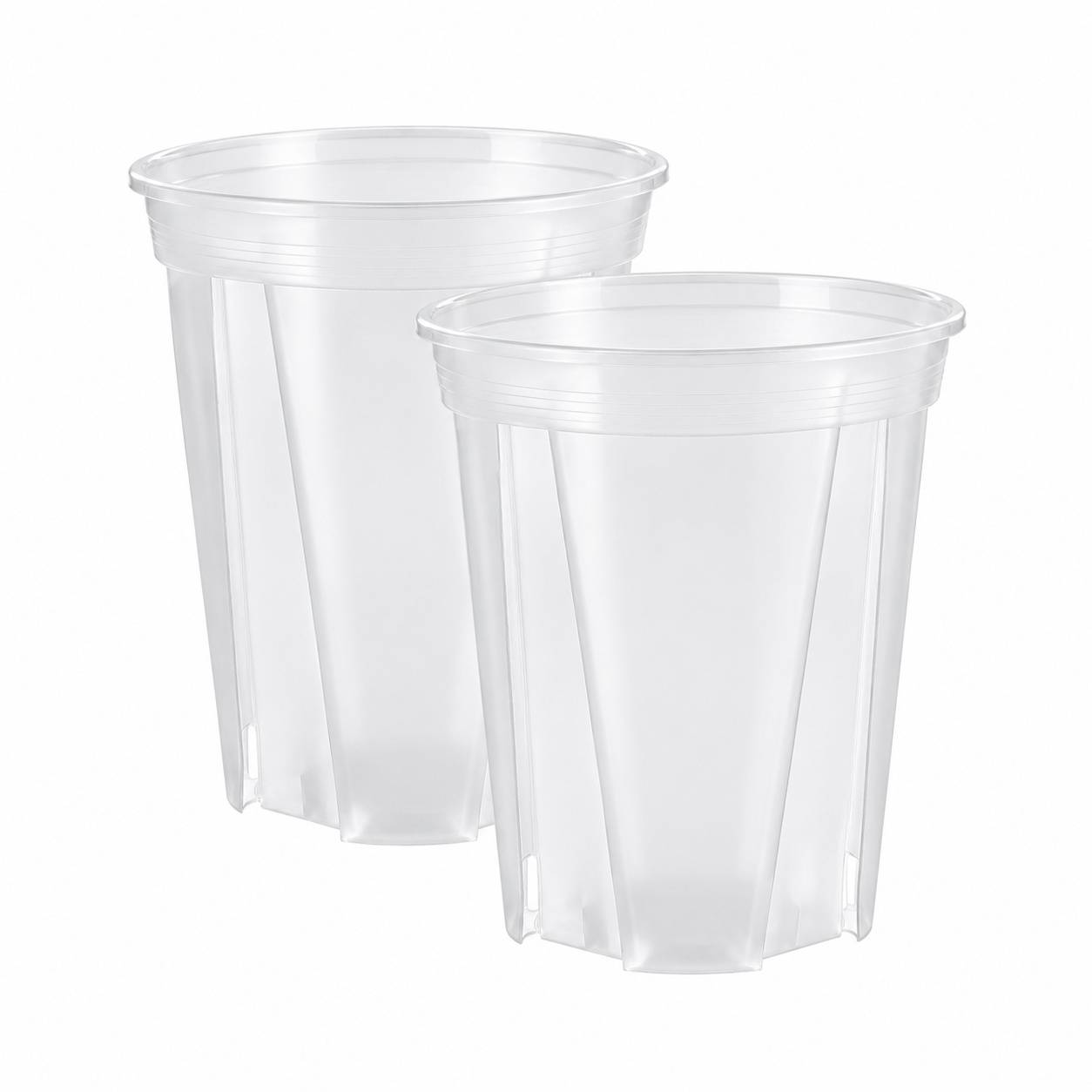 Pot Transparent avec Trous pour Plantes Cactus Succulentes