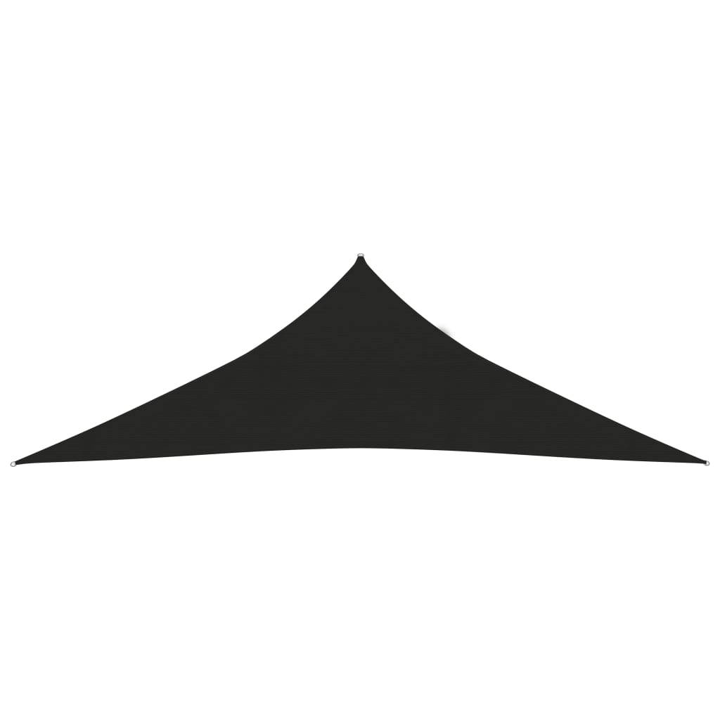 Helloshop26 - Voile toile d'ombrage parasol 160 g/m² PEHD 3 x 3 x 4,2 m noir - Image 2