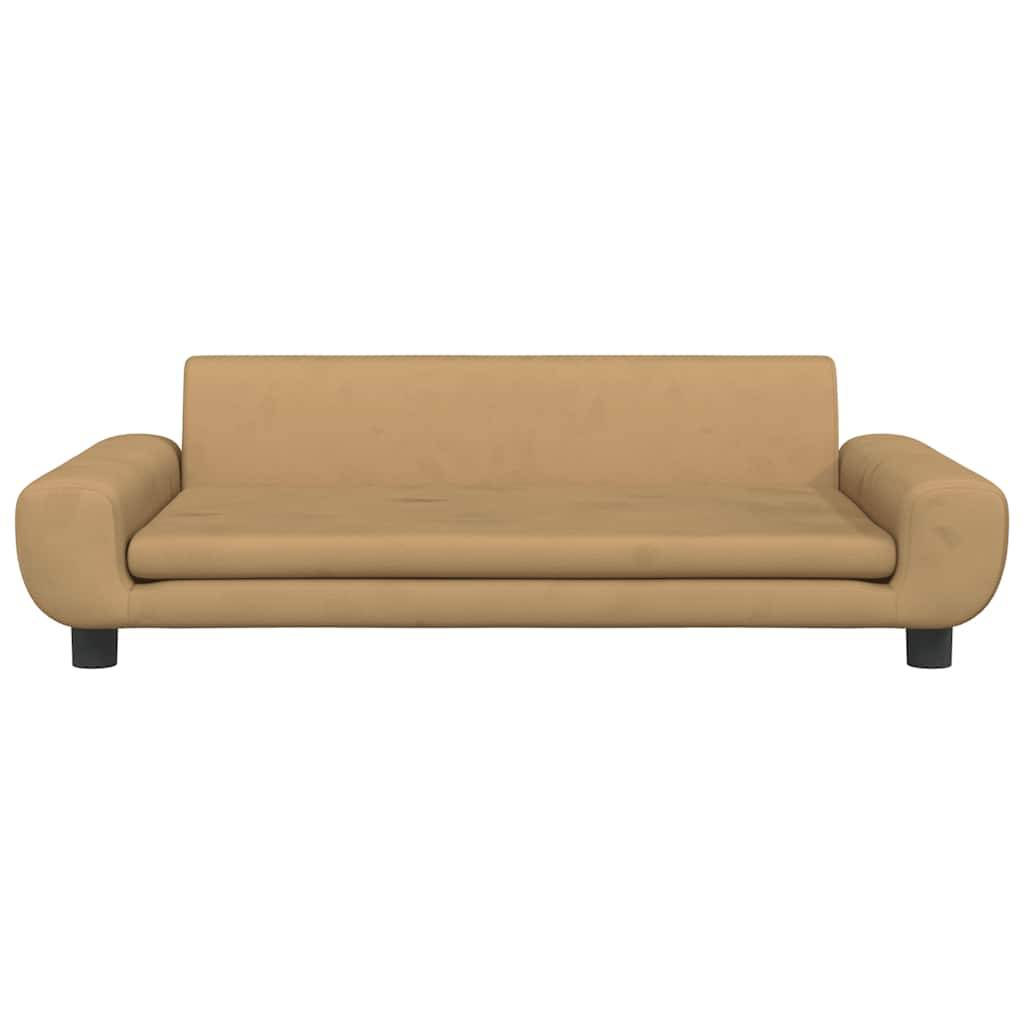 Vidaxl - Lit pour chien marron 100x54x33 cm velours vidaXL 171986 - Image 4