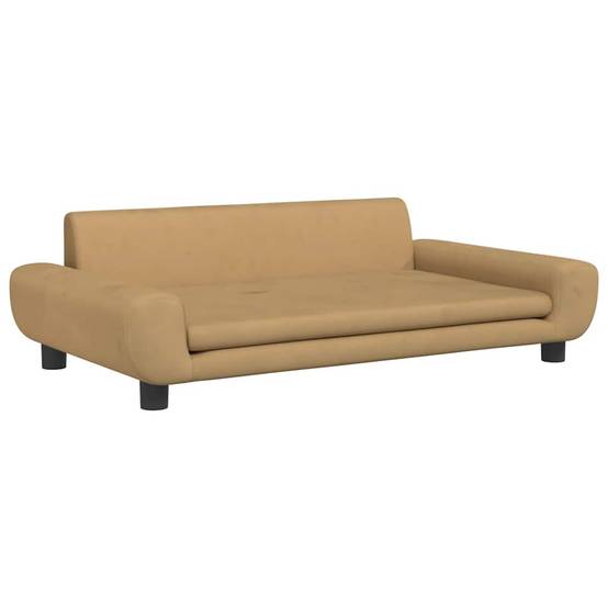 Vidaxl - Lit pour chien marron 100x54x33 cm velours vidaXL 171986 - Image 2
