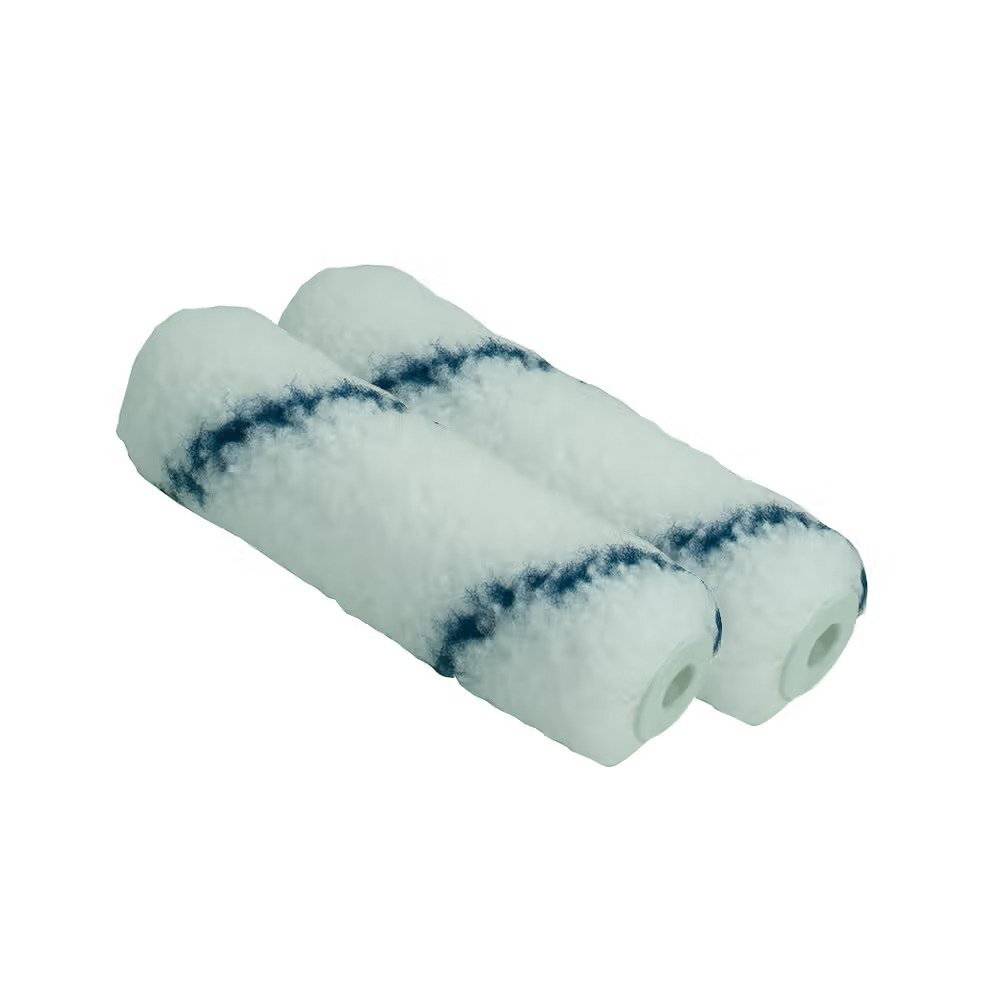 Lot de 2 Mini Manchons Peinture Acrylique 110 mm - Mondelin