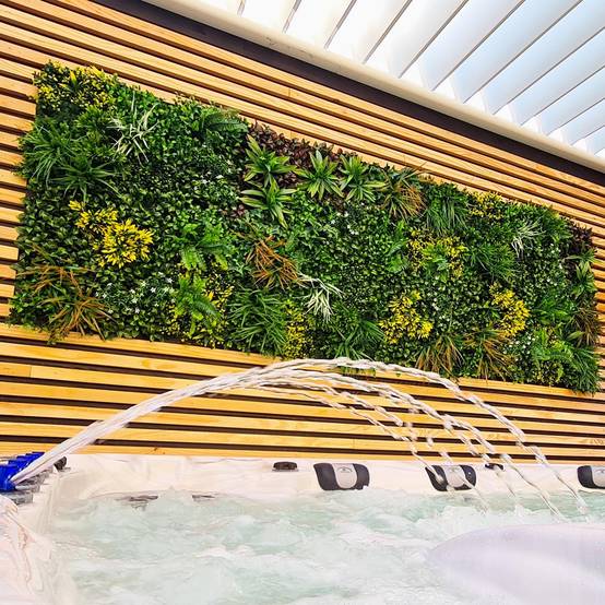Decoration Mur Vegetal Artificiel Jungle MGS plaque de 1mx1m - Image 5