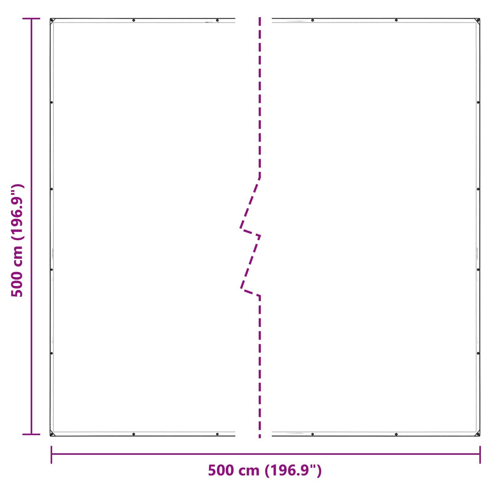 Vidaxl - Couverture pour plantes 5 x 5 m PE Transparent vidaXL 3429283 - Image 3