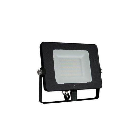 Projecteur spot LED noir 20W SMD 1600Lm Blanc neutre 4000K 230V Extérieur/Intérieur IP65 ASLO - Image 1