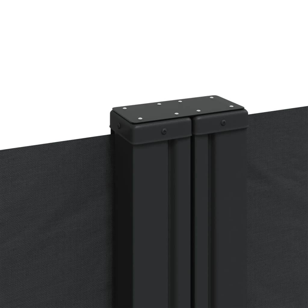 Store Banne - Auvent latéral rétractable noir 200x600 cm - MEUBLE PRO-JU5116 - Image 7