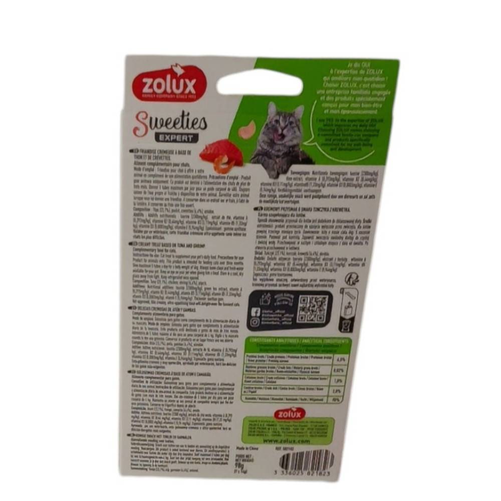 Zolux - Sticks crème de thon et crevette 7 x 14 g pour chat - Image 3