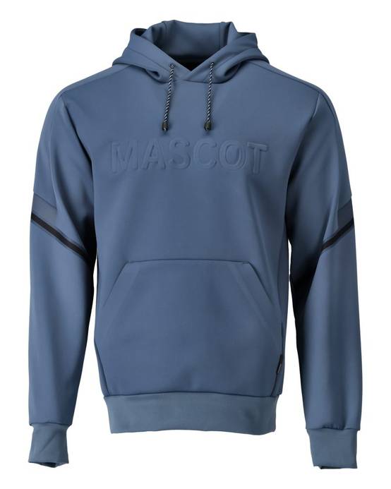 Sweat à capuche polaire MASCOT Customized - 22186-608-Bleu gris-S