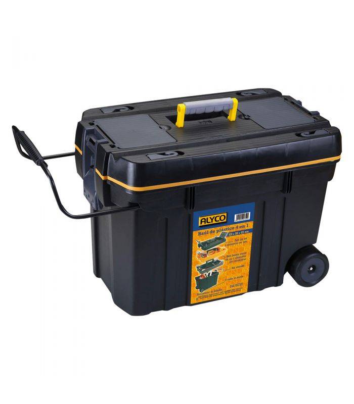 Coffre en plastique 4 en 1 avec roues ALYCO 192759 - Gamm vert