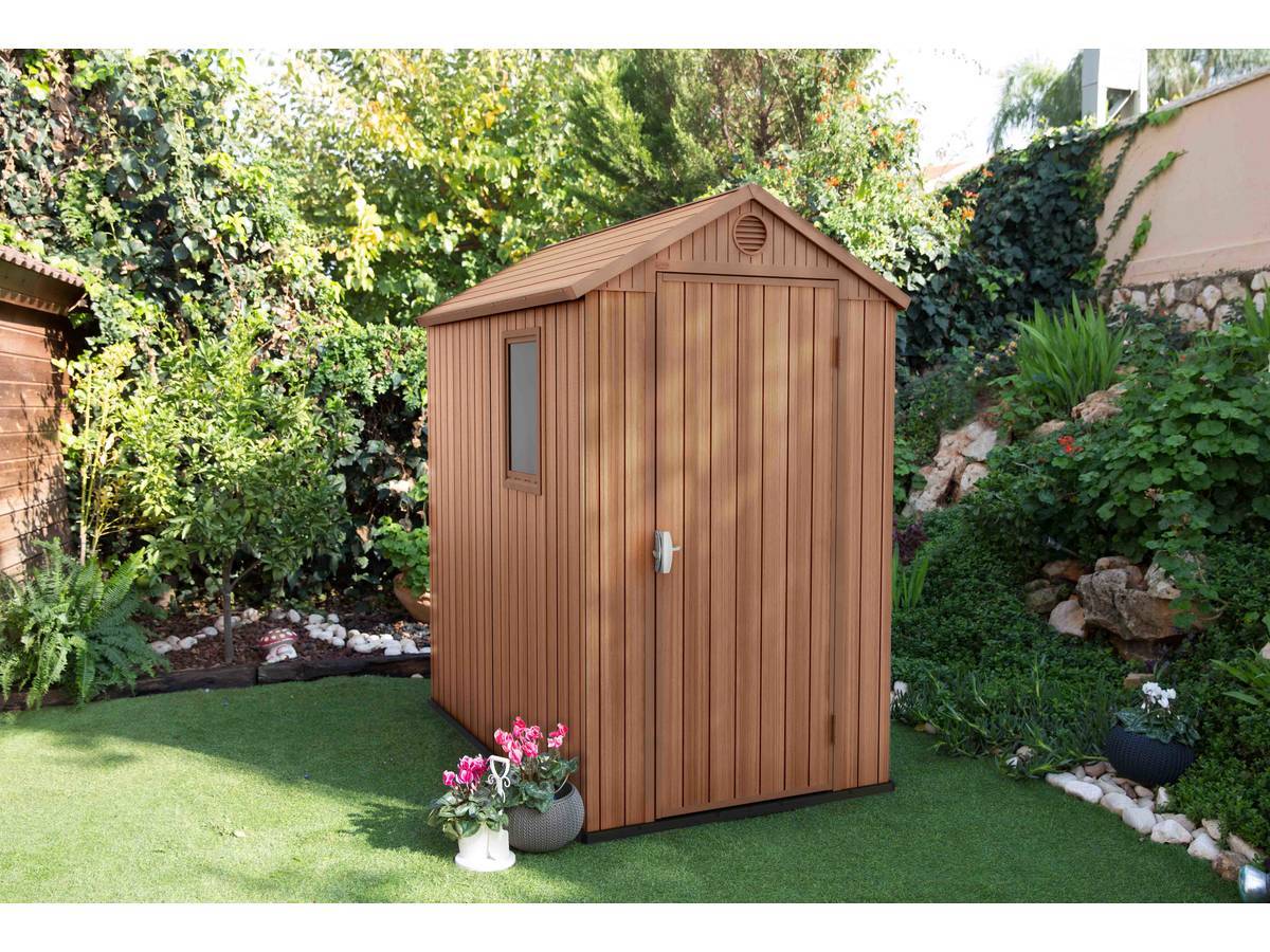Keter - Abri Jardin Résine "darwin 46" - 2.2 M² - 125.8 X 184.5 X 205 Cm - Marron -keter - Image 2