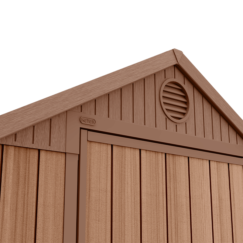 Keter - Abri Jardin Résine "darwin 46" - 2.2 M² - 125.8 X 184.5 X 205 Cm - Marron -keter - Image 4