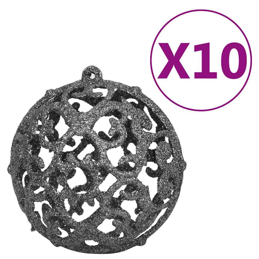 Vidaxl - Arbre de Noël artificiel pré-éclairé et boules 240 cm vert vidaXL 3077729 - Image 8