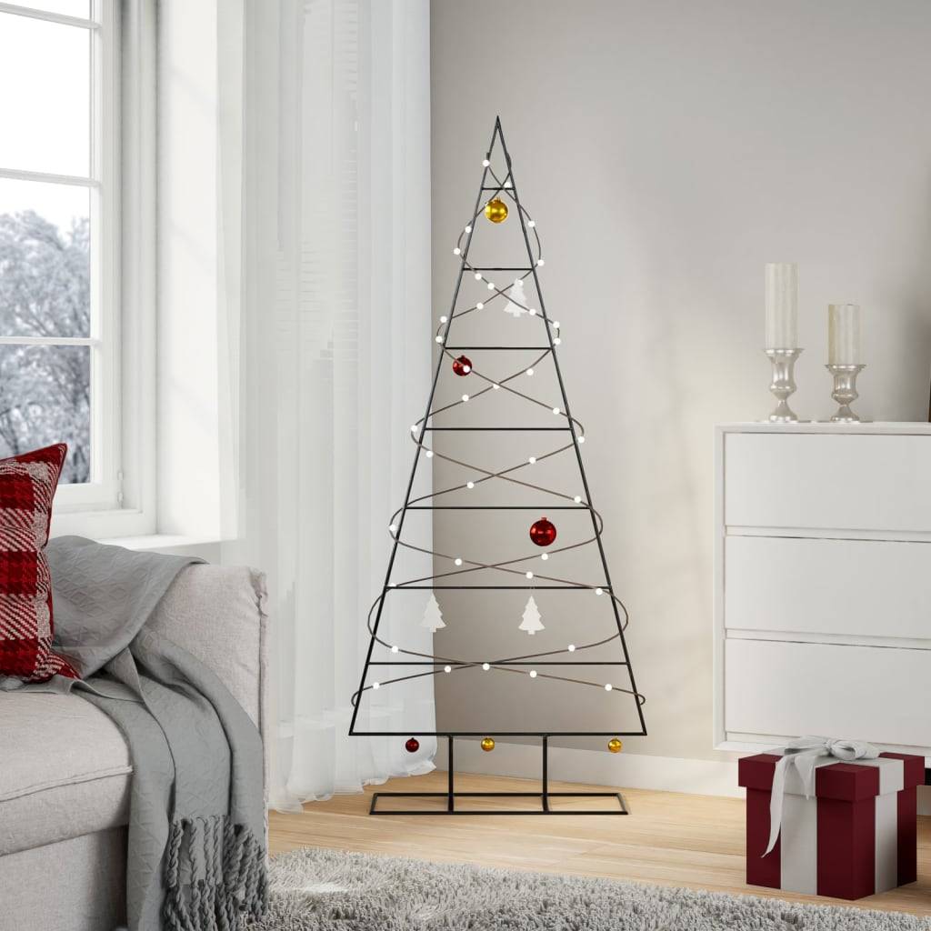Sapin de noel en bois  Clarksboro Noir  55 X 24 cm  - P95092N - Image 1